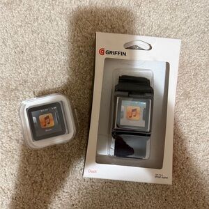 Apple iPod Nano 16GB in Graphite with Griffin Armband Sealed New